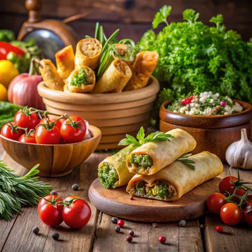 वेजिटेबल कुरकुरे रोल्स